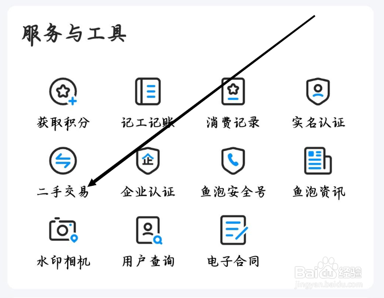 鱼泡网如何查看二手交易