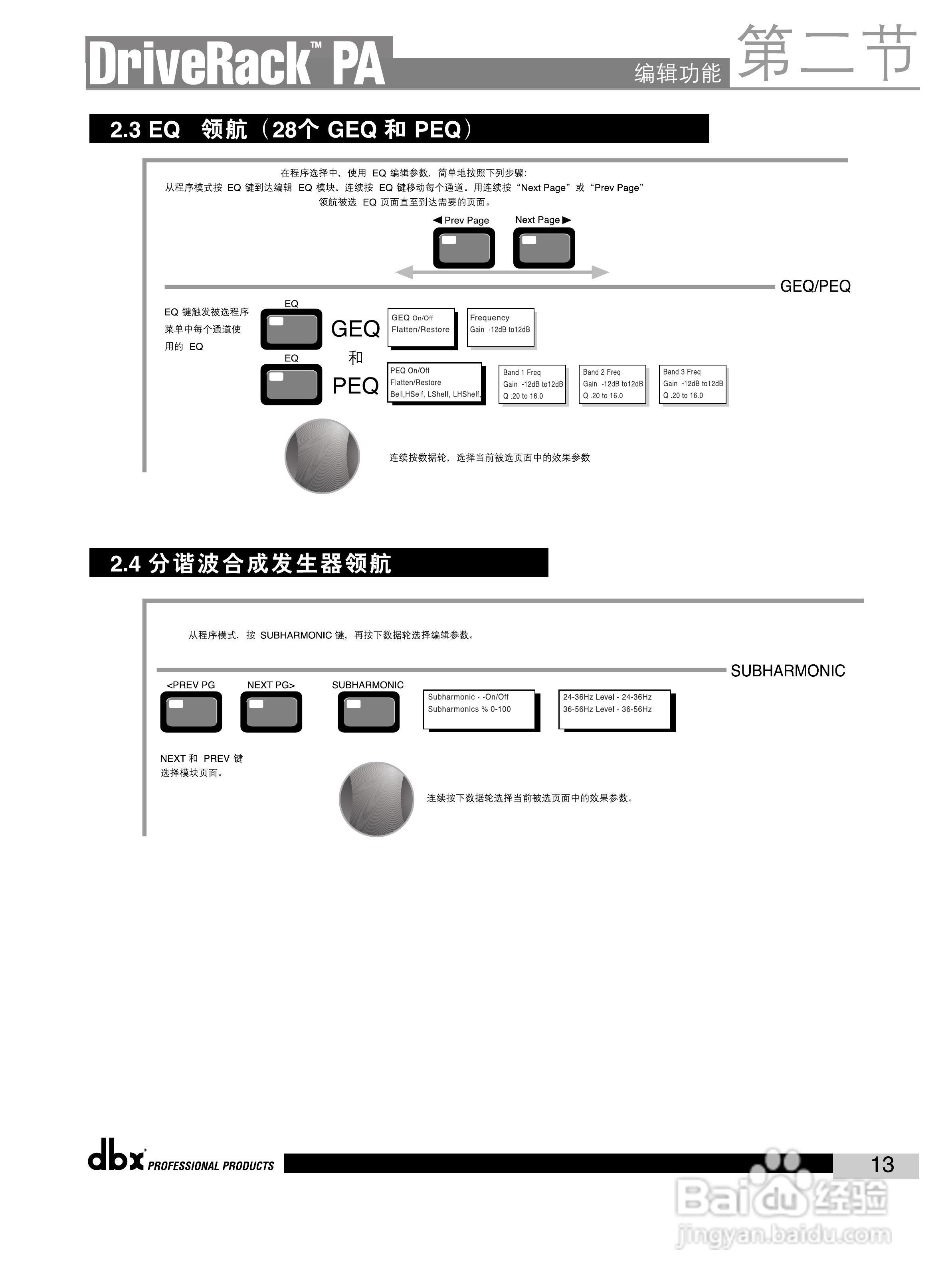 旋风科技DBX PA数码音频处理器说明书:[3]