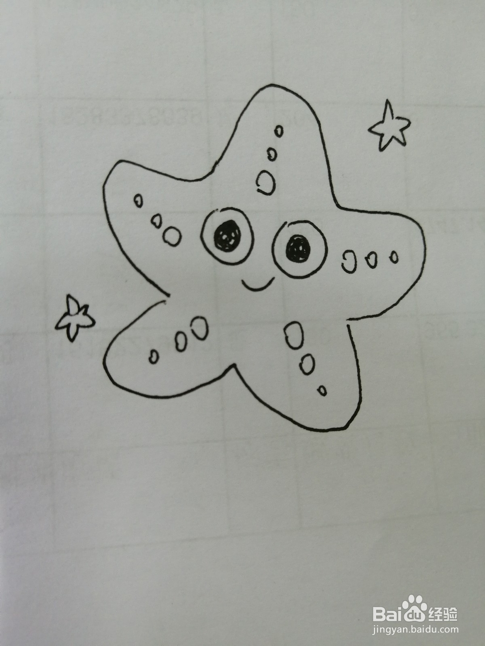 <b>可爱的小海星怎么画</b>