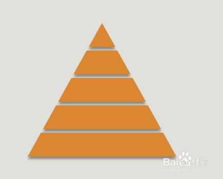 PPT如何使用文本框快速绘制金字塔形状