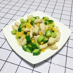 美味玉米鸡丁的做法