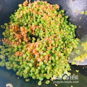 肉末豇豆怎么做