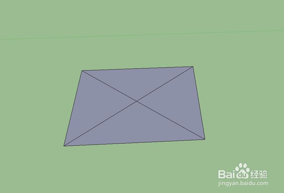 sketch up里不用插件怎么做出曲面屋顶?