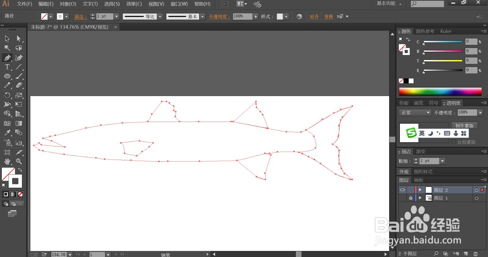 梭鱼的卵怎么画简笔画
