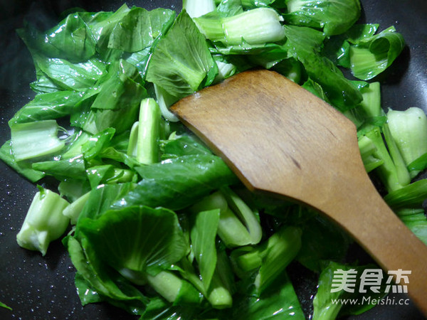 牛肉酱菜芯炒年糕