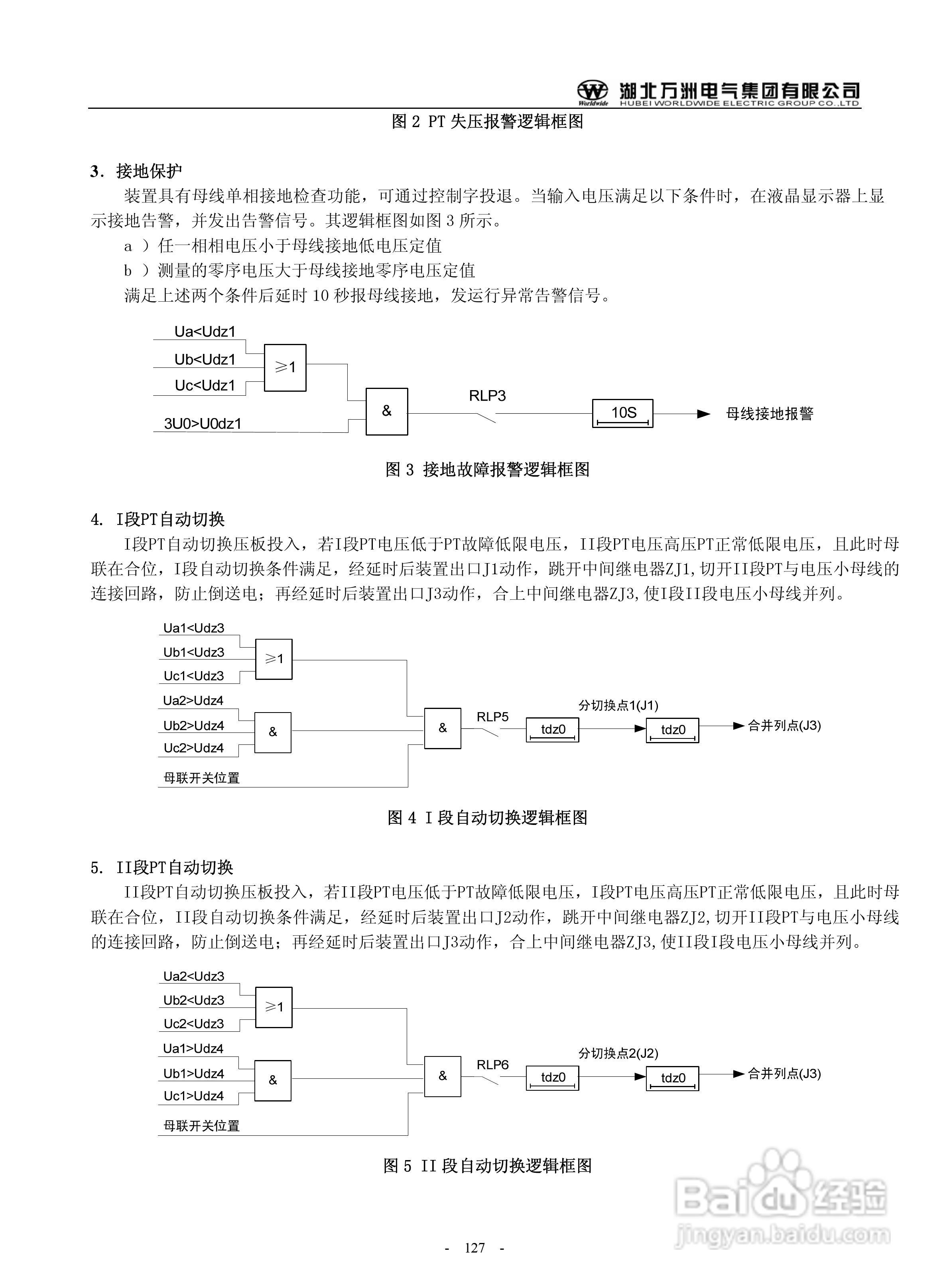 万洲WZB-2671A-5000微机母线绝缘监察装置使用说明书:[13]