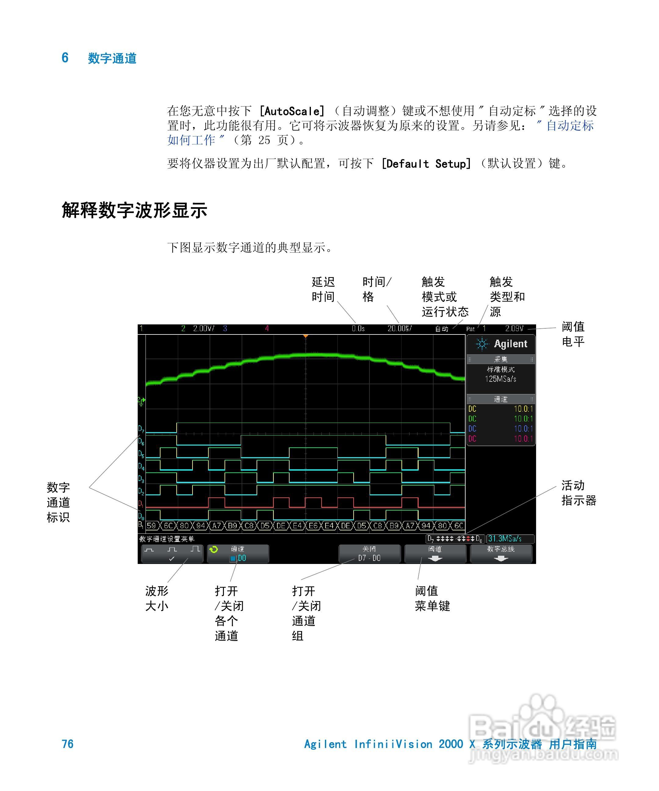 安捷伦InfiniiVision DSO-X 2024A示波器用户指南:[8]