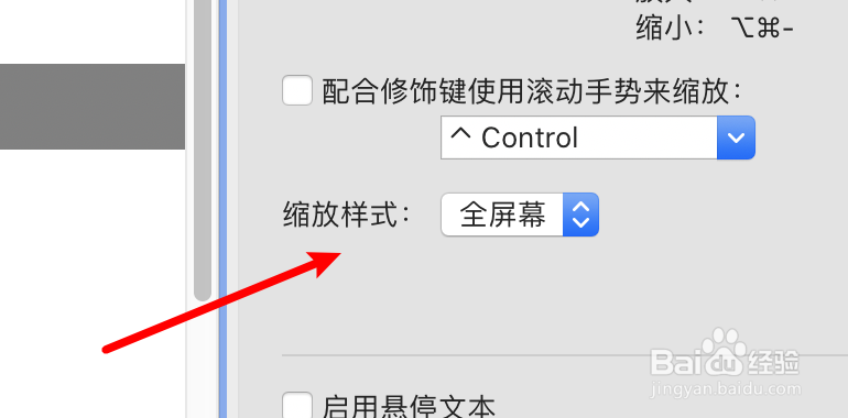 苹果电脑mac怎么设置缩放样式为画中画效果？