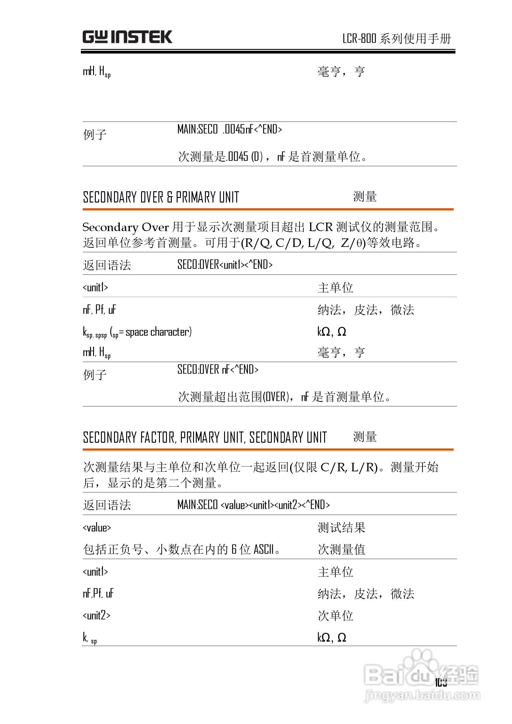 固纬LCR-817高精度LCR测试仪使用说明书:[11]