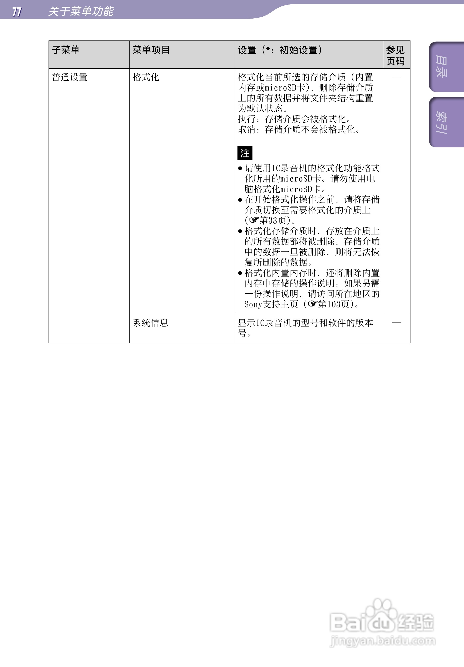 索尼ICD-TX50数码录音棒使用说明书:[8]