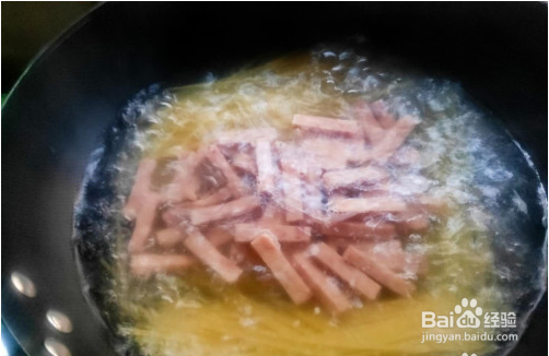 冬寒菜午餐肉意面的做法