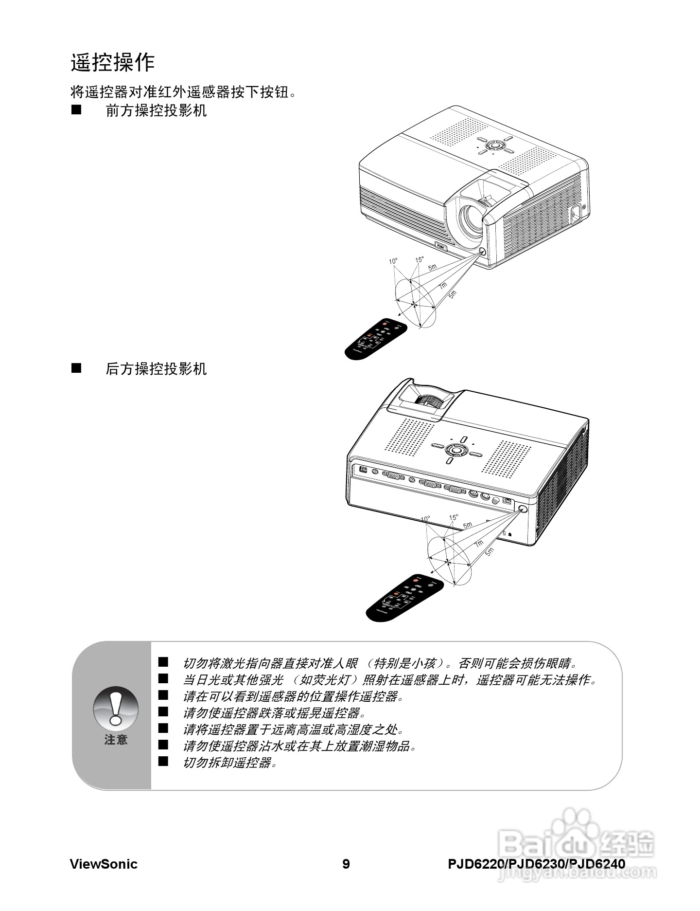 优派PJD6230投影机使用说明书:[2]