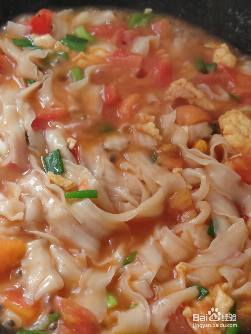 抢着吃的番茄鸡蛋刀削面