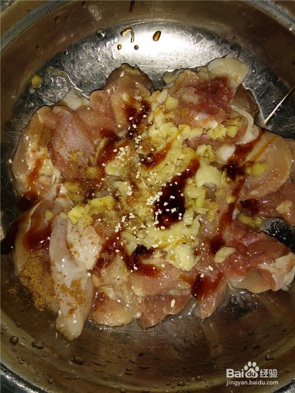#神器#烤箱美食——蒜蜜鸡腿烤串