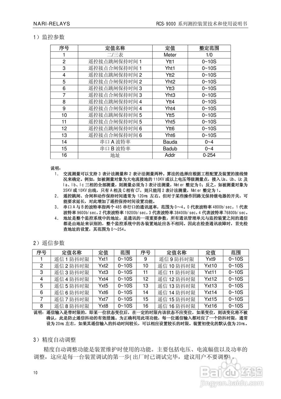 南瑞继保RCS-9609遥信采集装置使用说明书:[2]