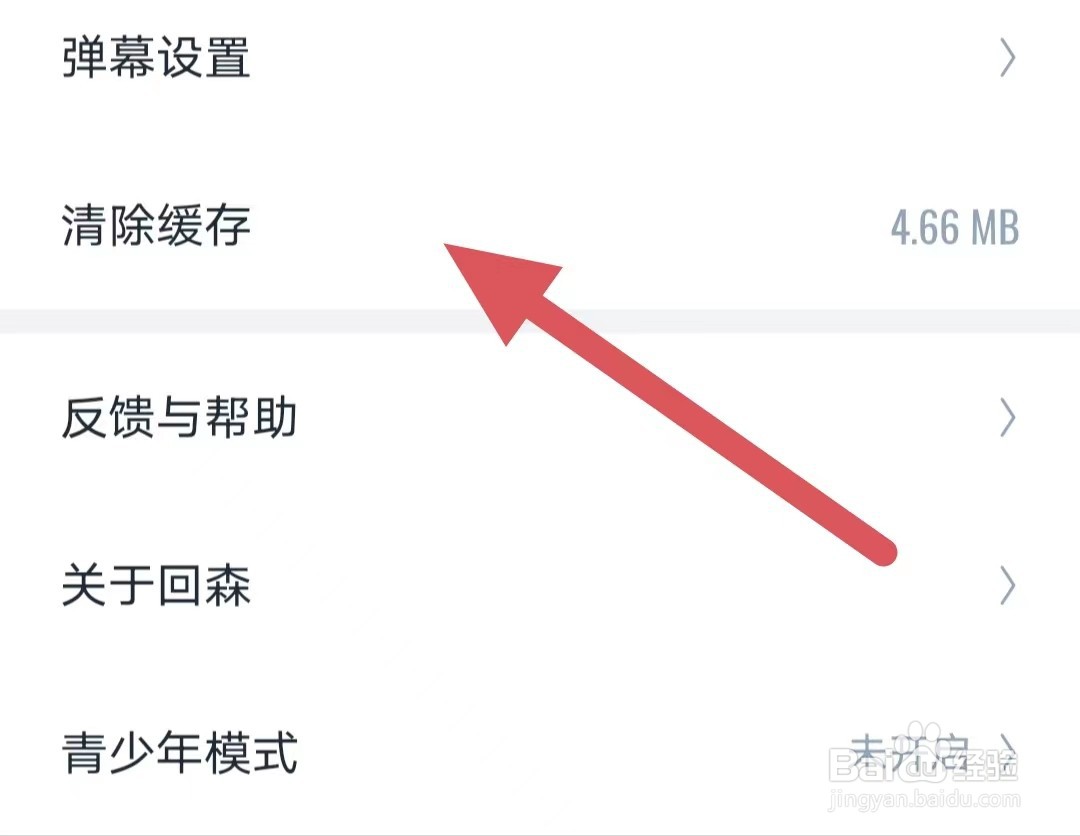 回森如何查看清除缓存