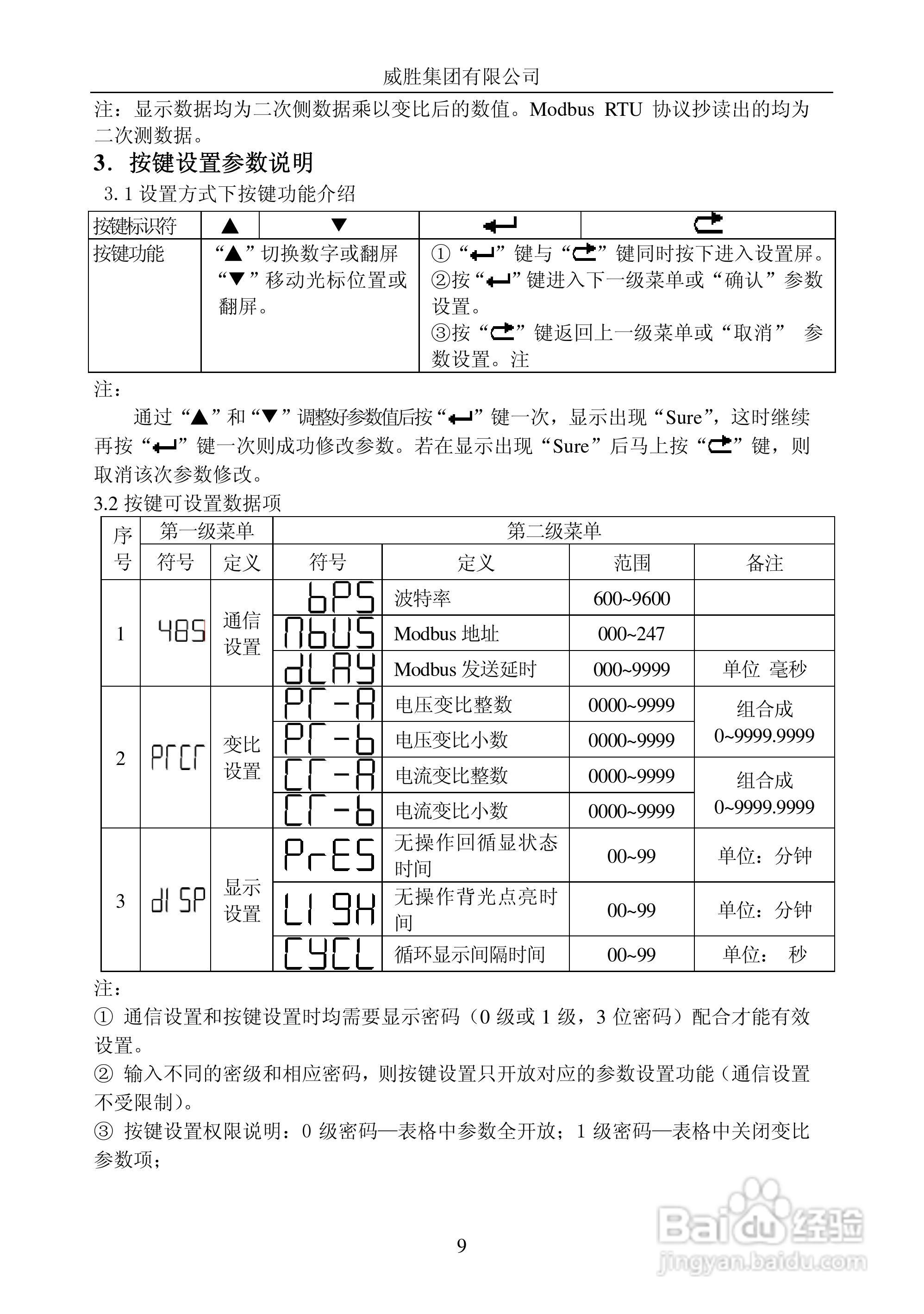 威胜PD1056/1D型单相电子式多功能电能表使用说明书:[2]