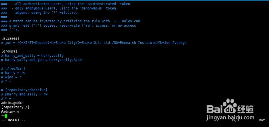 Docker中安装配置SVN服务器