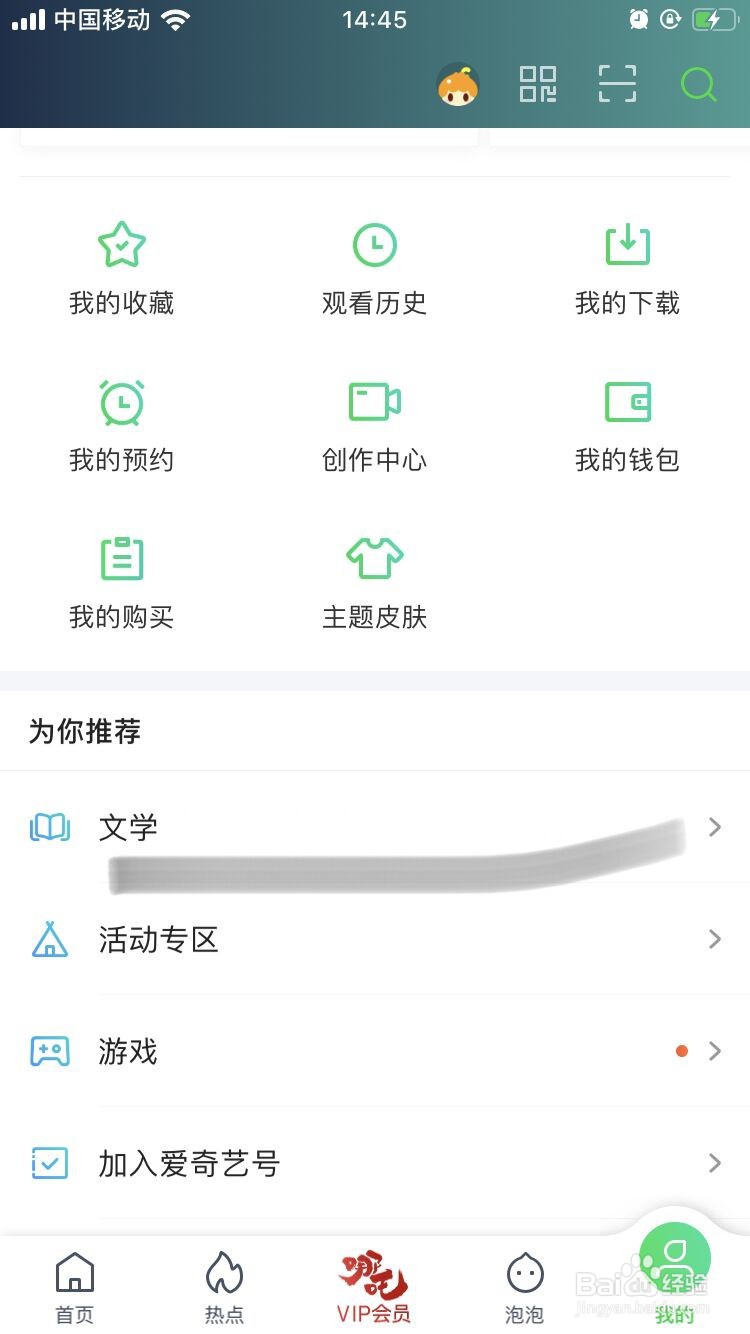 爱奇艺文学如何开启消息推送？