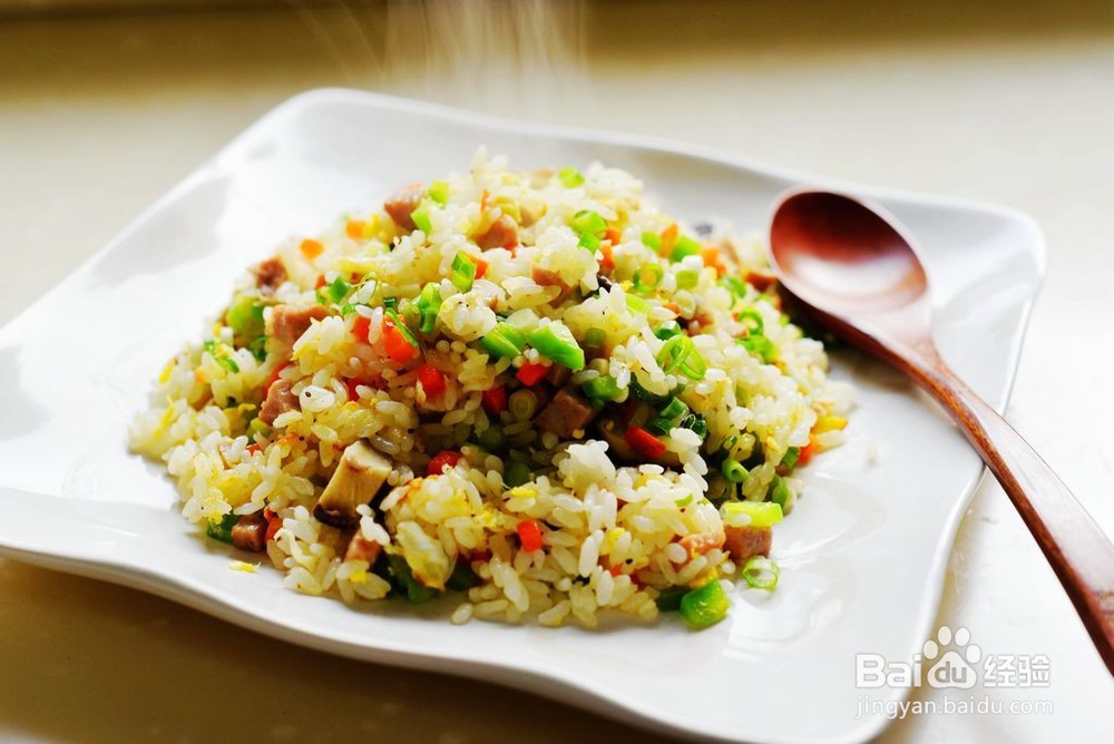 肉丸炒饭的做法