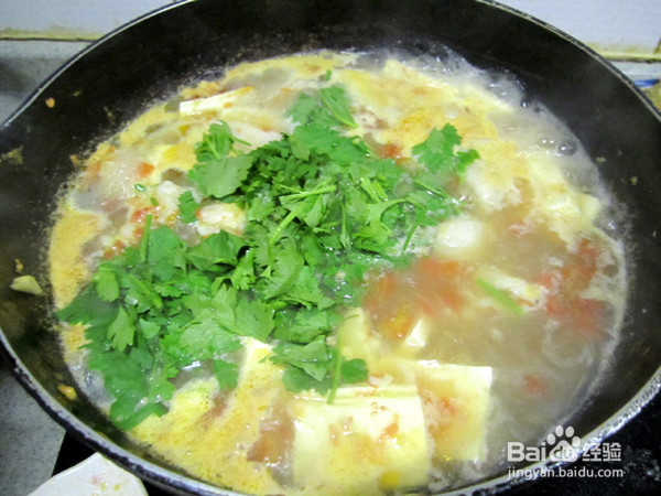 番茄豆腐龙俐鱼的制作方法