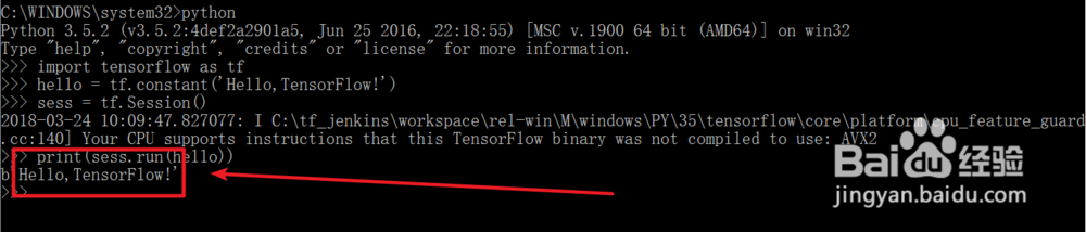 【Window】如何安装tensorflow