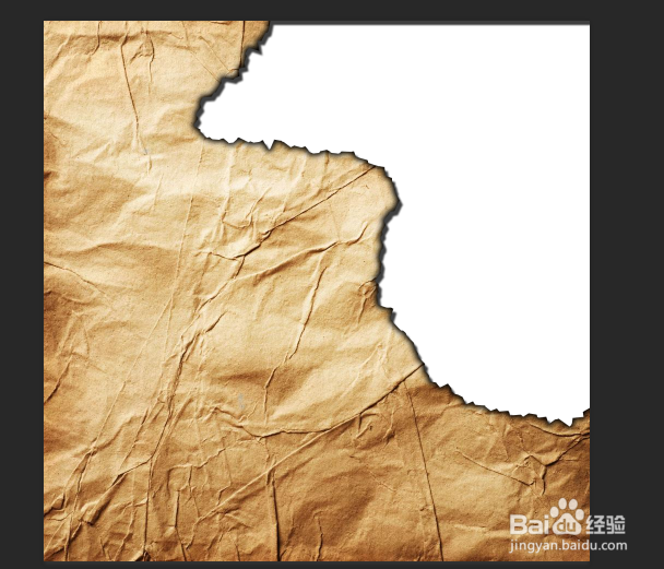 如何用ps制作纸张被火烧过的痕迹