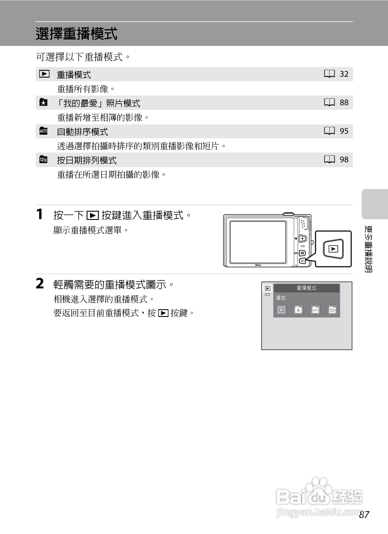 尼康COOLPIX S6150数码相机使用说明书:[10]