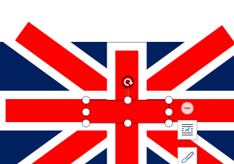 WPS文档如何制作英国国旗