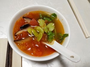 健康养生佳品豆浆蚕豆马蹄汤的做法