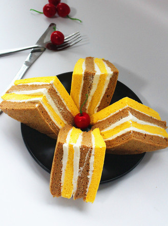 双色蛋糕的做法