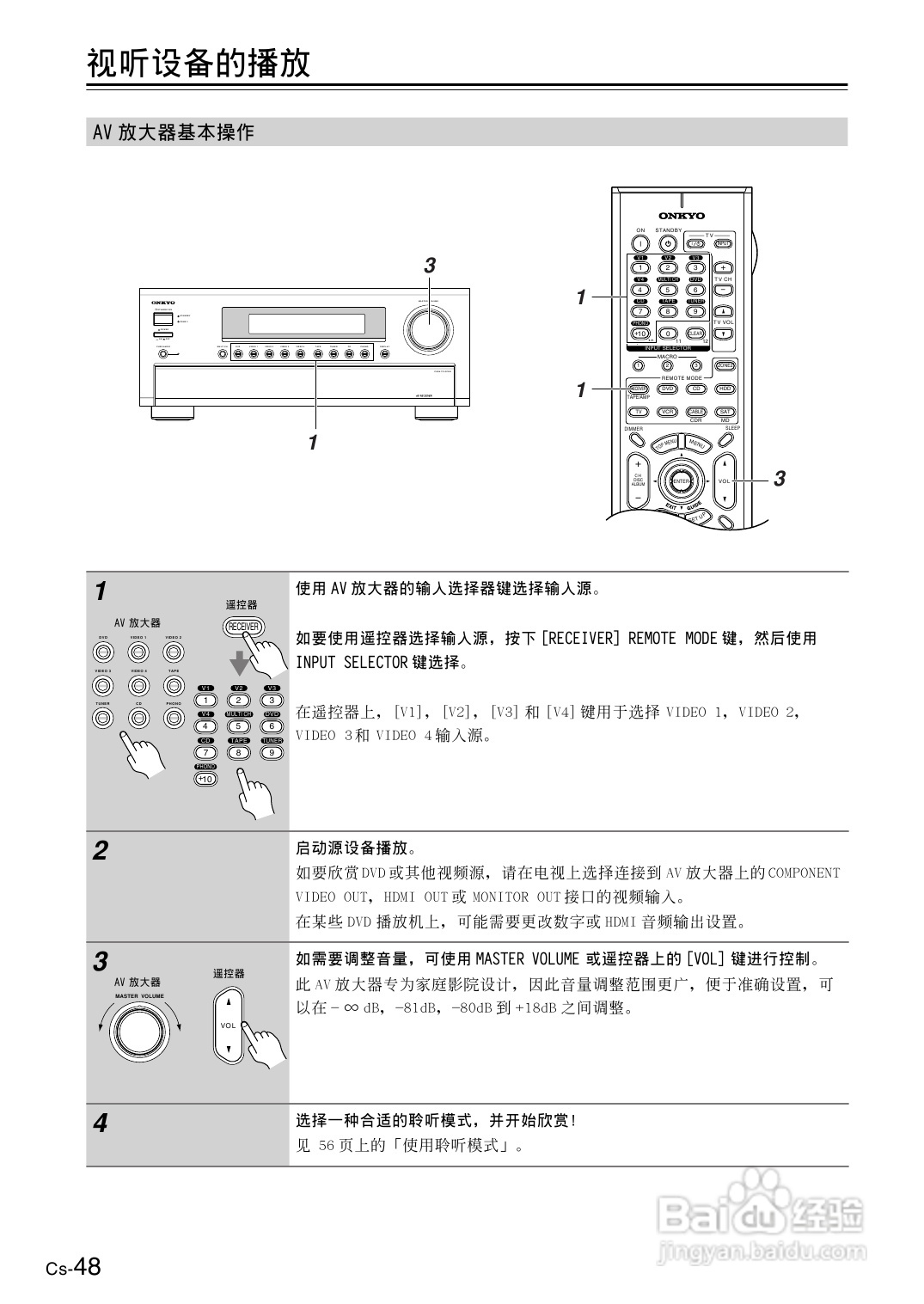 安桥AV放大机TX-SR804型使用说明书:[3]