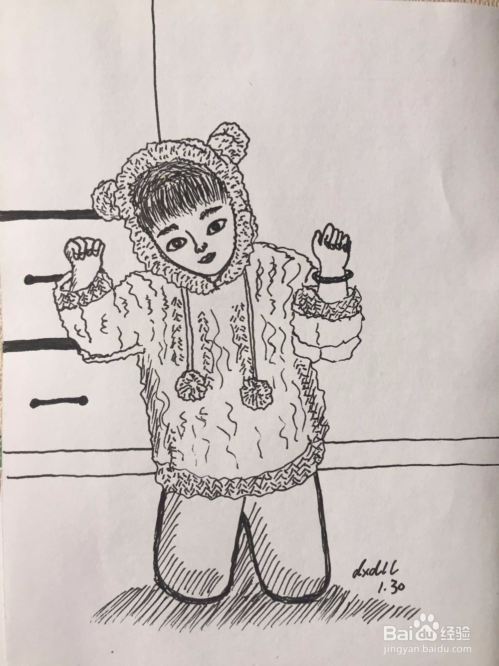 dxdll手绘之萌娃