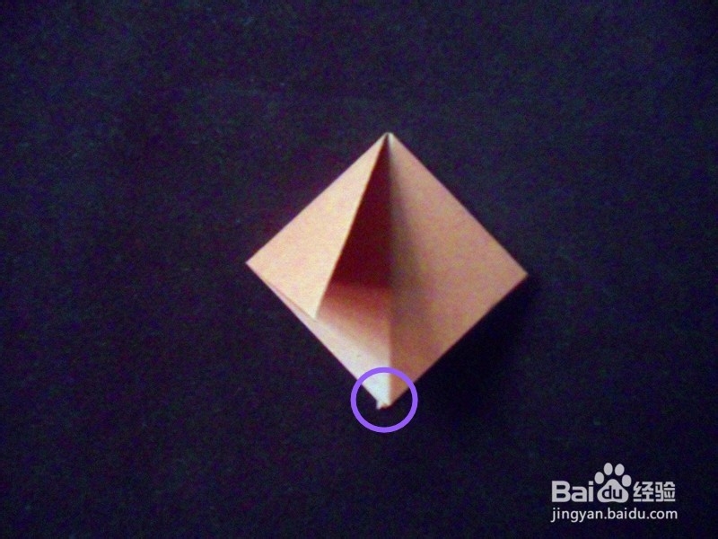 如何折叠双三角形