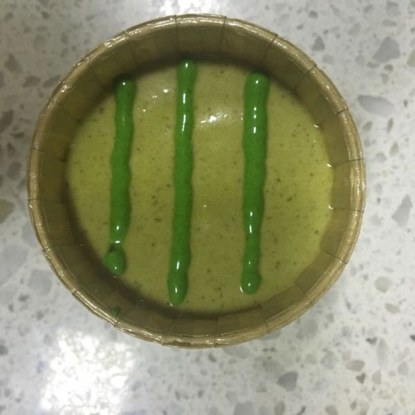 抹茶拉花杯子戚风