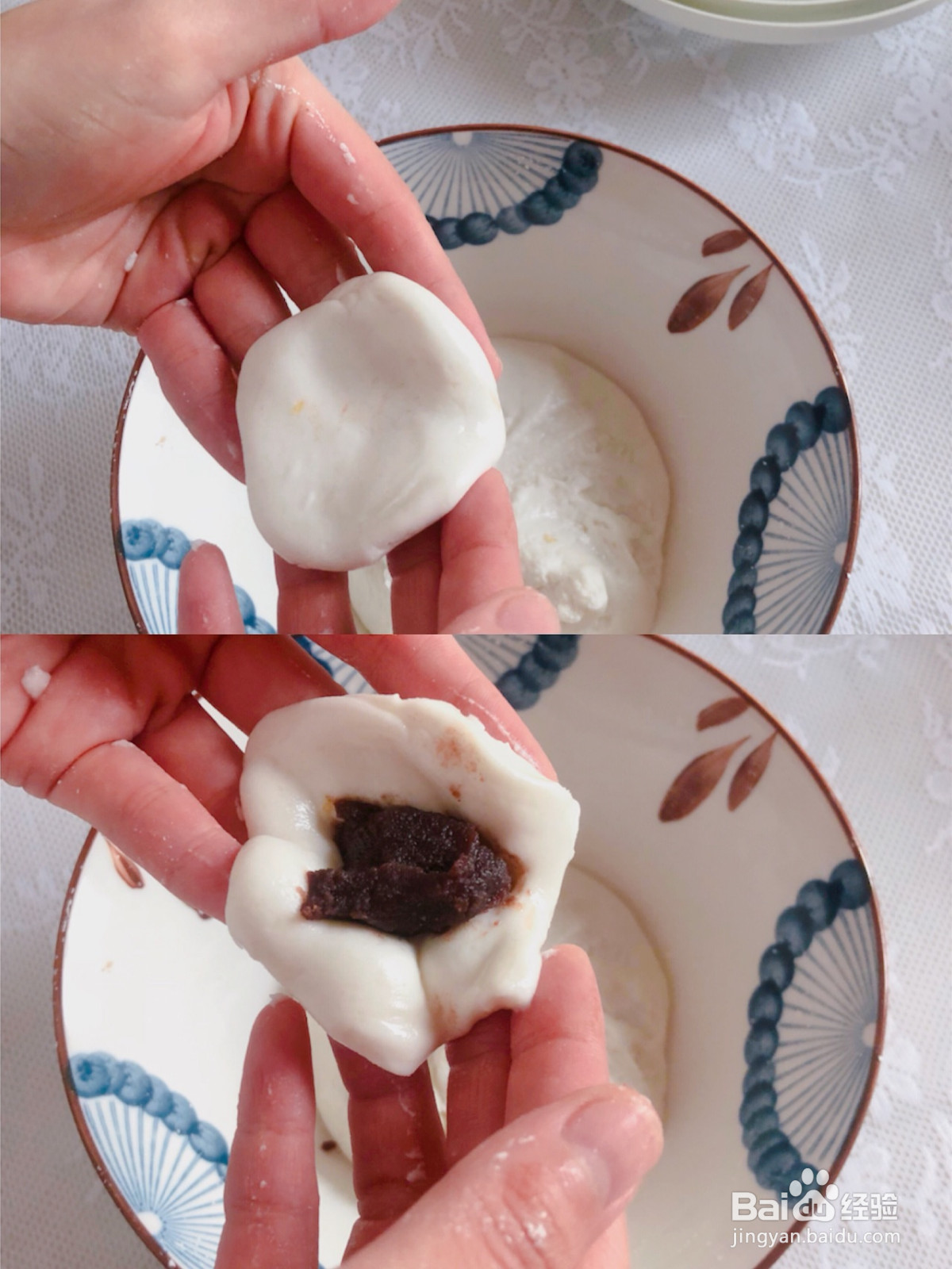 空心豆沙麻球零技巧成功的做法