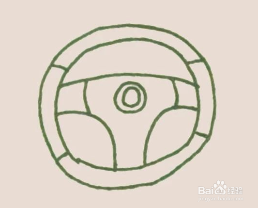 简笔画之方向盘