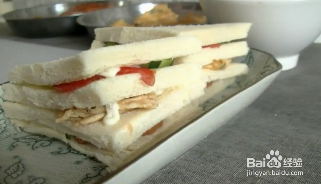 #新人打卡#三明治该怎么做？教你快速制作三明治