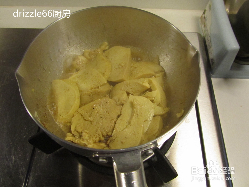 鸡蛋老烧素鸡——粗犷外表柔软的心