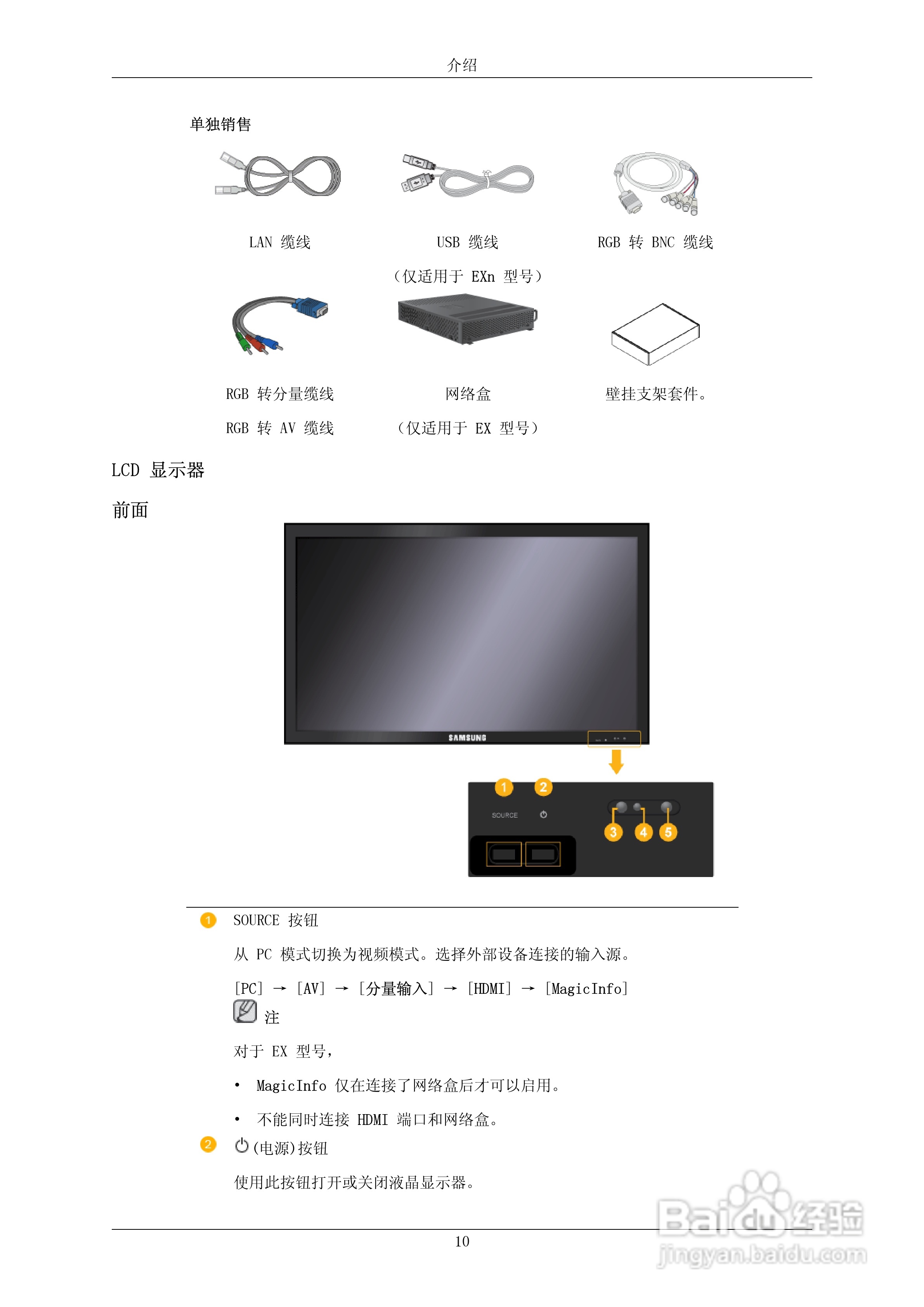 三星550EX液晶显示器使用说明书:[2]