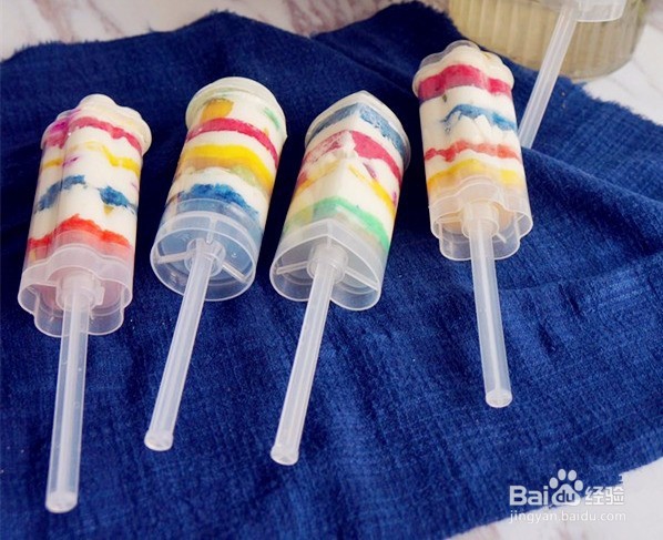 又来做点好玩的，教你怎样做彩虹推推乐蛋糕