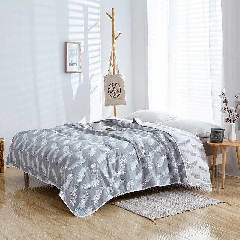 保暖纯棉舒适毛巾被好物榜