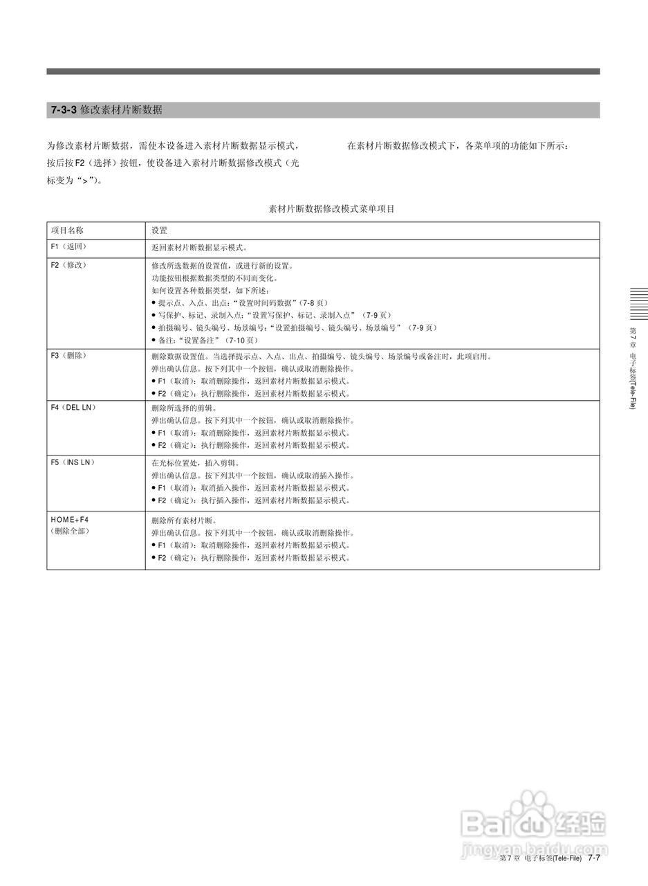索尼HDW-2000数字摄录一体机使用说明书:[9]