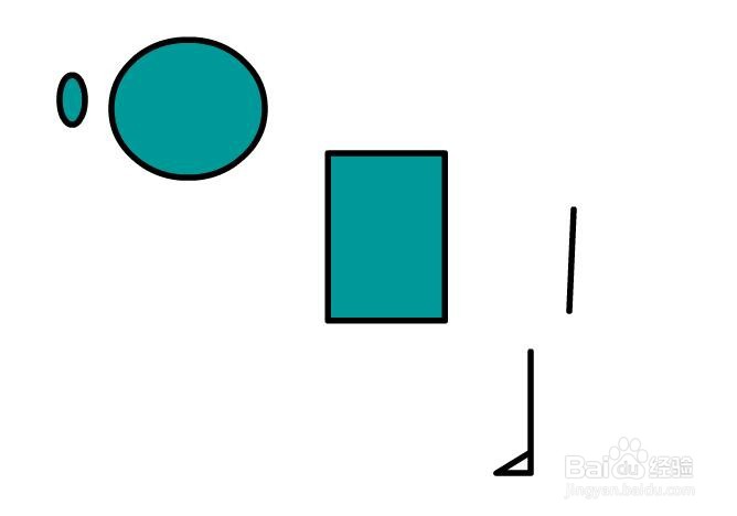 flash绘制一个卡通人物