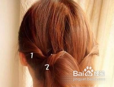 甜美优雅简单的盘发发型教程