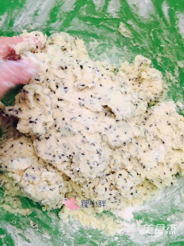 黑芝麻曲奇的做法