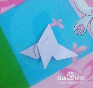 手工折纸之蝴蝶结的折法