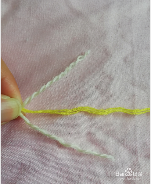 围巾织完一团怎么接线