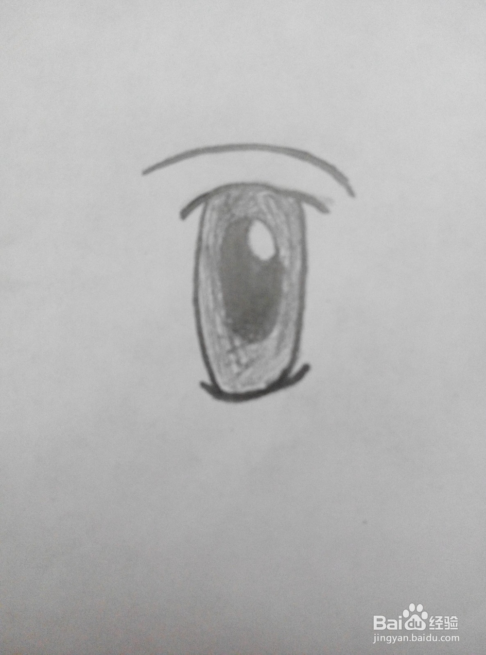 日本动漫人物怎么画眼睛