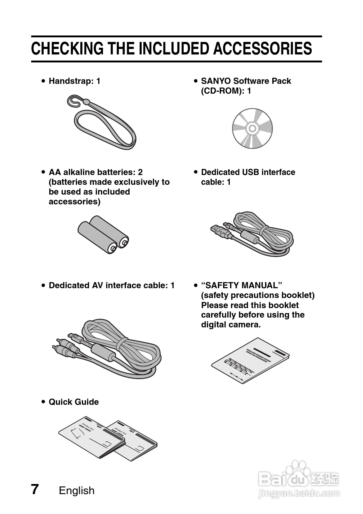 三洋VPC-S7EX数码相机使用说明书:[2]